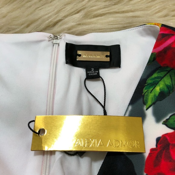 Alexia Admor Floral Sheath Cocktail Dress - Picture 5 of 8